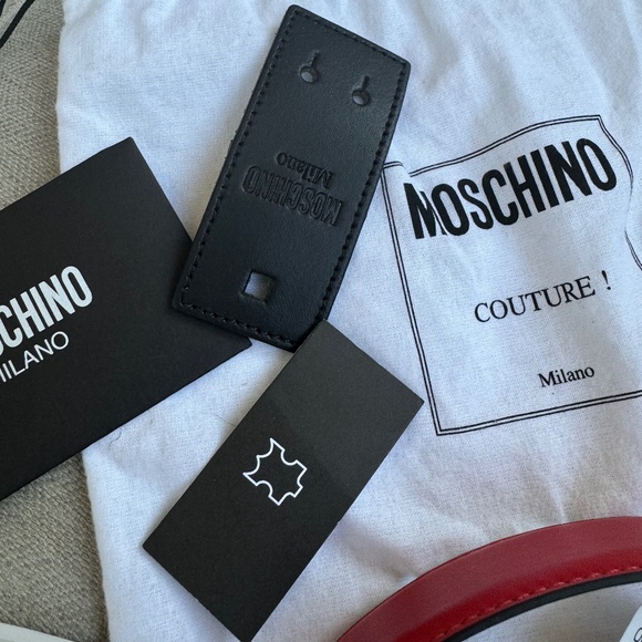 Moschino Couture Leather Belt Kit with Tags Size 38 main image 8